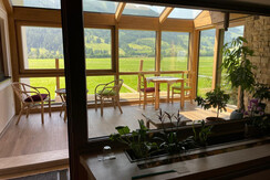 Wintergarten mit Panoramafenster im PAP Wintergarten mit Panoramafenster im PAP
