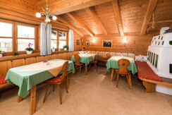 Breakfast and rest room