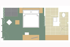 Skizze Doppelzimmer Schlossblick Skizze Doppelzimmer Schlossblick