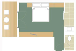 Skizze Doppelzimmer Klassik Skizze Doppelzimmer Klassik