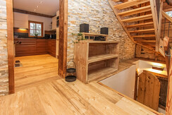 Treppenaufgang  Chalet 