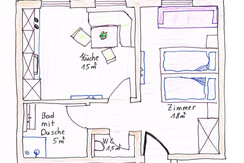 Skizze Wohnung Birnhorn