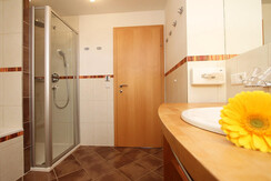 Regendusche und Badewanne